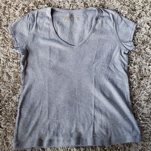 Victoria's Secret gray short sleeve v-neck tshirt